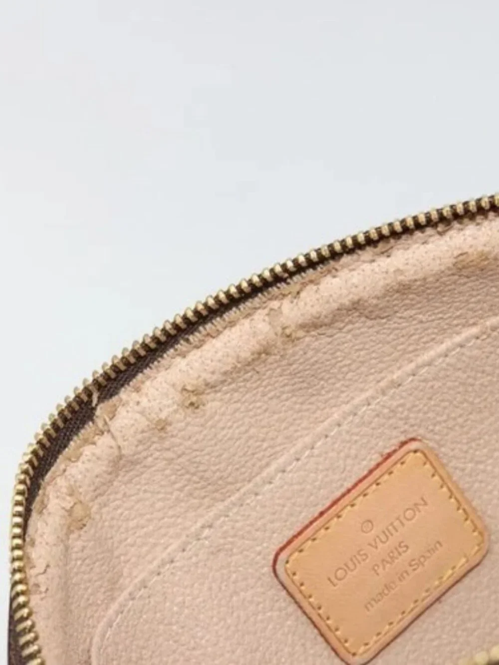 LOUIS VUITTON Monogram Pochette Cosmetic PM Pouch M43998 LV Auth 159484